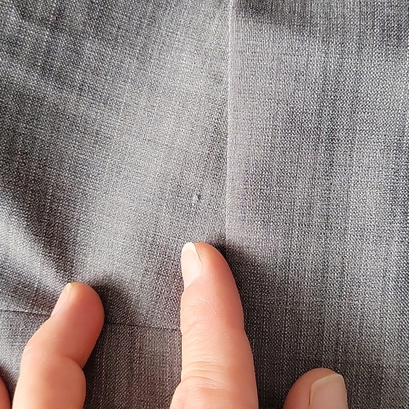 Aritzia Talula Woven Wool Grey Blazer - Size 6 - Picture 8 of 12